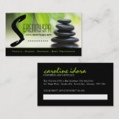 Spa et modèle de carte de visite de massage (Devant / Derrière)