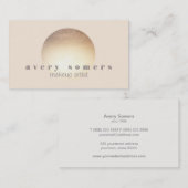 Spa et Salon Gold Circle Carte de visite de pêche (Devant / Derrière)