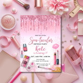 Spa Feest Glam Meisje Verjaardagsfeest Kaart