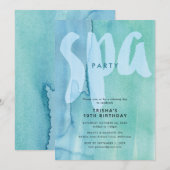 Spa-feest Kaart (Voorkant / Achterkant)