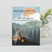 Spa forestier Camping Bachelorette Invitation du w (Debout devant)