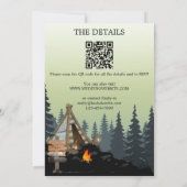 Spa forestier Camping Bachelorette Invitation du w (Dos)