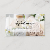 Spa handgeschreven script kalligrafie Loyalty Visitekaartje (Voorkant)