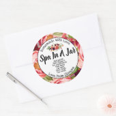 Spa in een pot ronde sticker (Envelop)