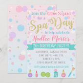 Spa Invitation Anniversaire Spa (Devant / Derrière)