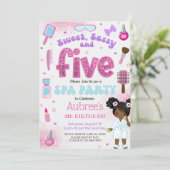 SPA, invitation d'anniversaire 5 ans pour fille, 5 (Debout devant)
