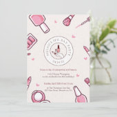 Spa Jour Anniversaire Fête Invitation (Debout devant)