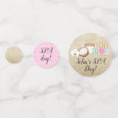 Spa Jour de fête Table Confetti (Derrière)