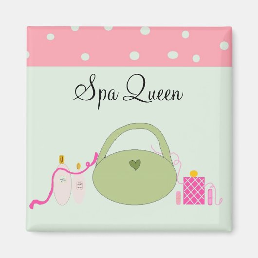 Spa Koningin Magneet (Voorkant)