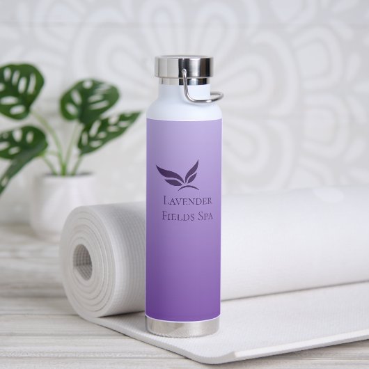 Spa Lavender Serenity Bouteille d'eau personnalisé (Yoga)