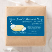 Spa Look Étiquettes de savon naturel Modèle design (En situation)