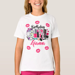 Spa Make Up Verjaardagsmeisje T-shirt