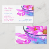 Spa Massage Bloemen Visitekaartje (Voorkant / Achterkant)