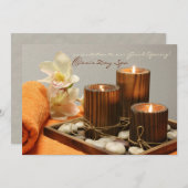 Spa, massage, relaxatie kaart (Voorkant / Achterkant)