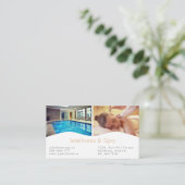 Spa, massage & Wellness Resort Carte de visite (Debout devant)
