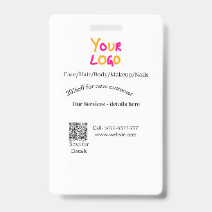 Spa-massagesalon kortingsaanbod diensten contact badge