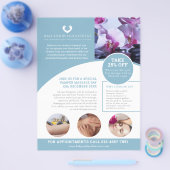 Spa massness wellness center treatment promo flyer (Enkel)