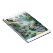 Spa moderne Jungle Stones à pas Carnet d'art (Côté Droit)
