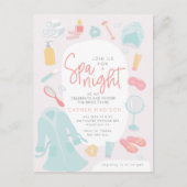 Spa objets douche nuptiale invitation (Devant)