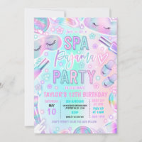 Spa Pajama Party Pastel Spa & Sleepover Verjaardag