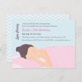 Spa Pampering Girls Anniversaire Invitations (Devant / Derrière)