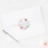 Spa partij Verjaardag Spatacular Dank u Ronde Sticker (Envelop)
