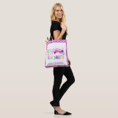 Spa Party Canvas tas - White (Op model)