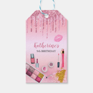 Spa Party Glam Girl Birthday Party Salon Gift Labe Cadeaulabel
