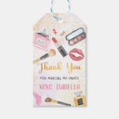 Spa Party Glam Make-up Verjaardagscadeau Labels Cadeaulabel (Voorkant)