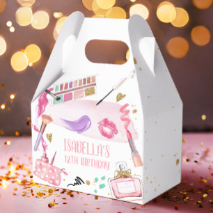 Spa Party Meisje Glamour Make-up Verjaardagsfeest Bedankdoosjes