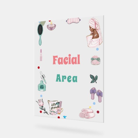 Spa Party Pamper Anniversaire du visage (Angle)