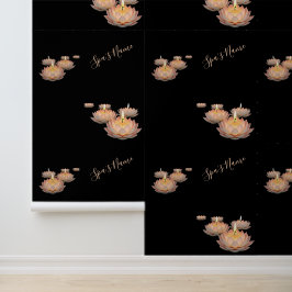 Spa personalized Name Behang