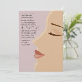 Spa Plaisir Bachelorette Fête Invitation (Debout devant)