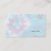 Spa - Salon Blue Flower 1 Visitekaartje (Achterkant)