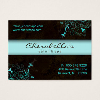 Spa - Salon Flower Elegant Turquoise Carte Cadeau