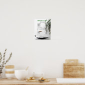 Spa Salon massageprijzenlijst Poster (Keuken)