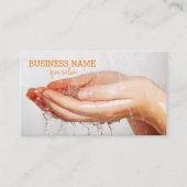 Spa salon, spa visitekaartje (Voorkant)