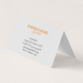 Spa salon, spa visitekaartjes (Achterkant)