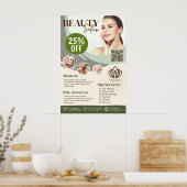 Spa, Schoonheidssalon - Zakelijke Poster (Keuken)