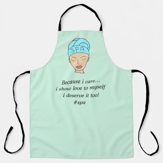 spa schort (Voorkant)