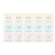 Spa simple Essential Étiquettes à rouleaux à huile