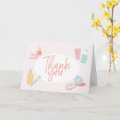 Spa-themed Dank u de Kaart van het manuscriptontwe (Gele Bloem)