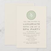 Spa Uitnodiging - Komkommer (Voorkant / Achterkant)