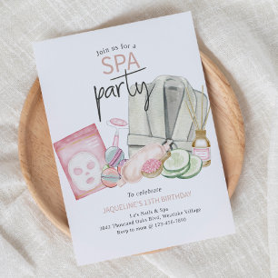 Spa-verjaardag, elke leeftijd, verjaardag, Spa-fee Kaart
