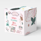 Spa Verjaardag Pamper Party Verjaardag Bedankdoosjes (Voorkant Zijde)