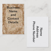 Spaanhout mandala visitekaartje (Voorkant / Achterkant)