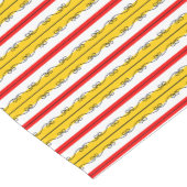 Spaanplaat met stripe korte tafelloper (Hoek)