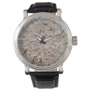 Spaanplaat OSB-constructieplywood Print Horloge