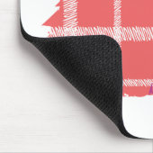 Spaanroze 2 muismat (Hoek)