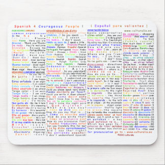 Spaans 4 moedige mensen muismat